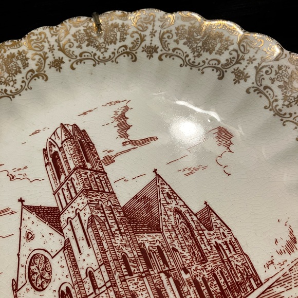 VTG St. Paul’s Baptist Church Decorative Collectors Plate , Gold Trim Phil PA - Picture 5 of 8